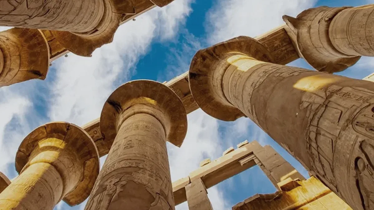 Ancient columns at Karnak — the settings a DMC operates in daily